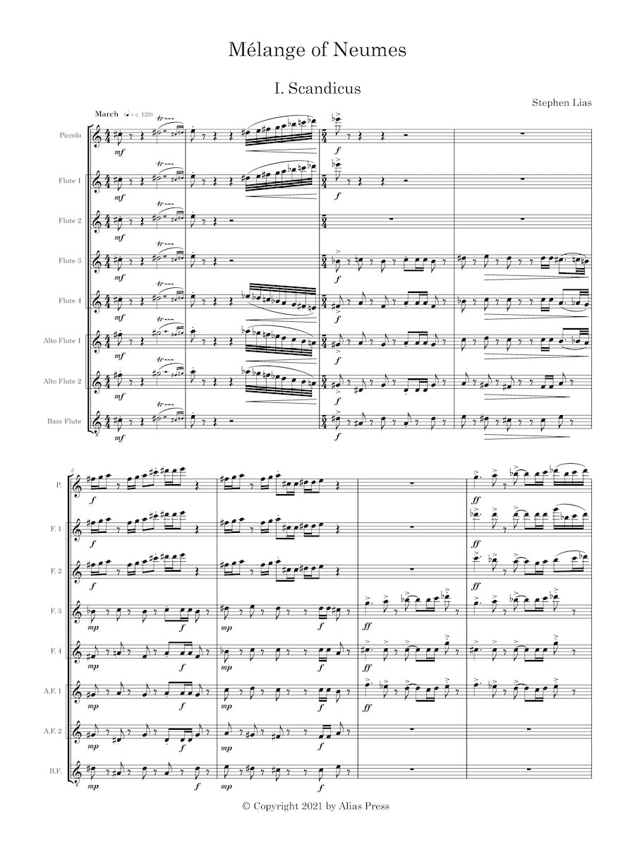 Mélange of Neumes