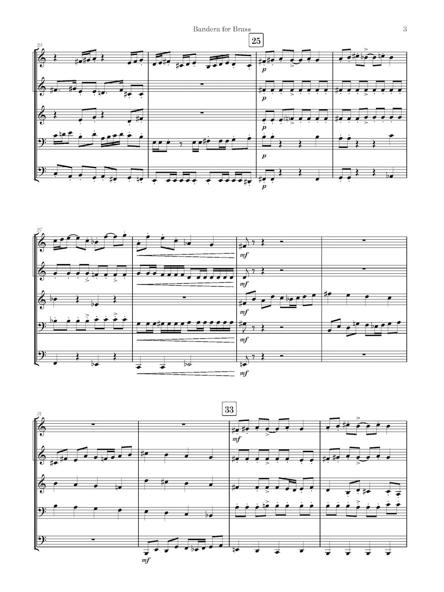 Bandera for Brass
