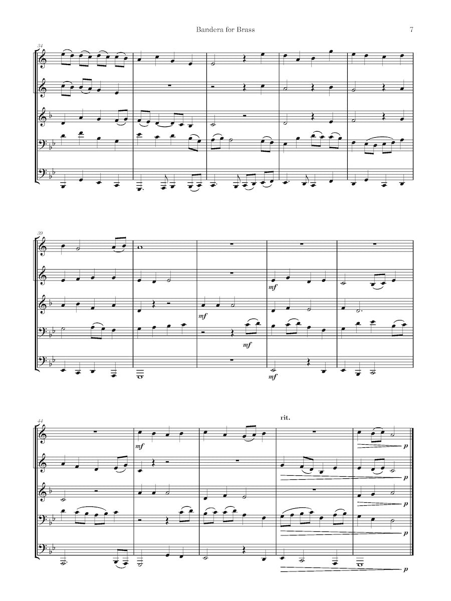 Bandera for Brass