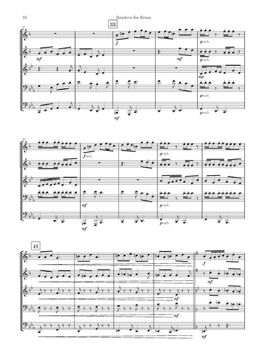 Bandera for Brass