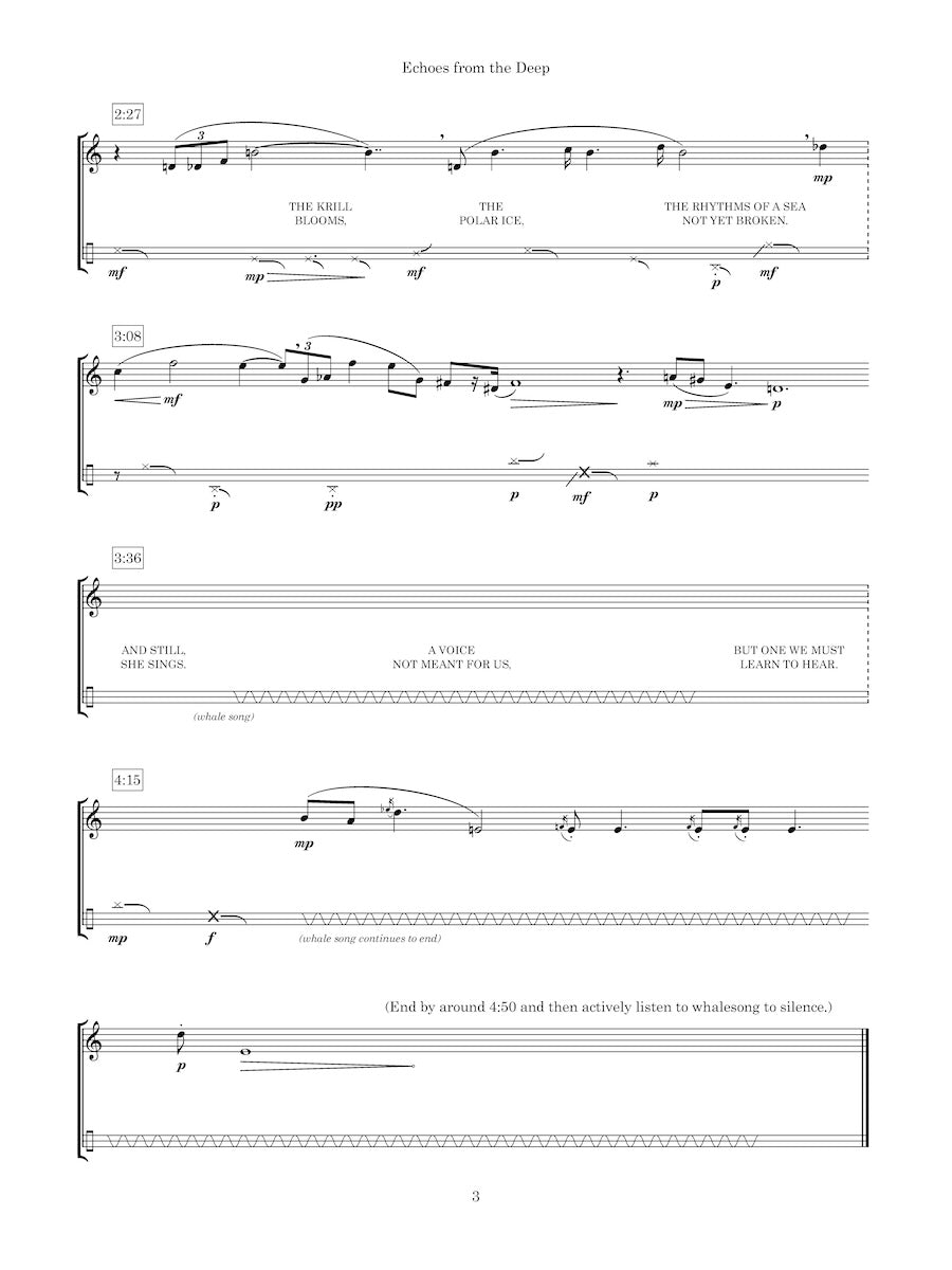 Echoes from the Deep