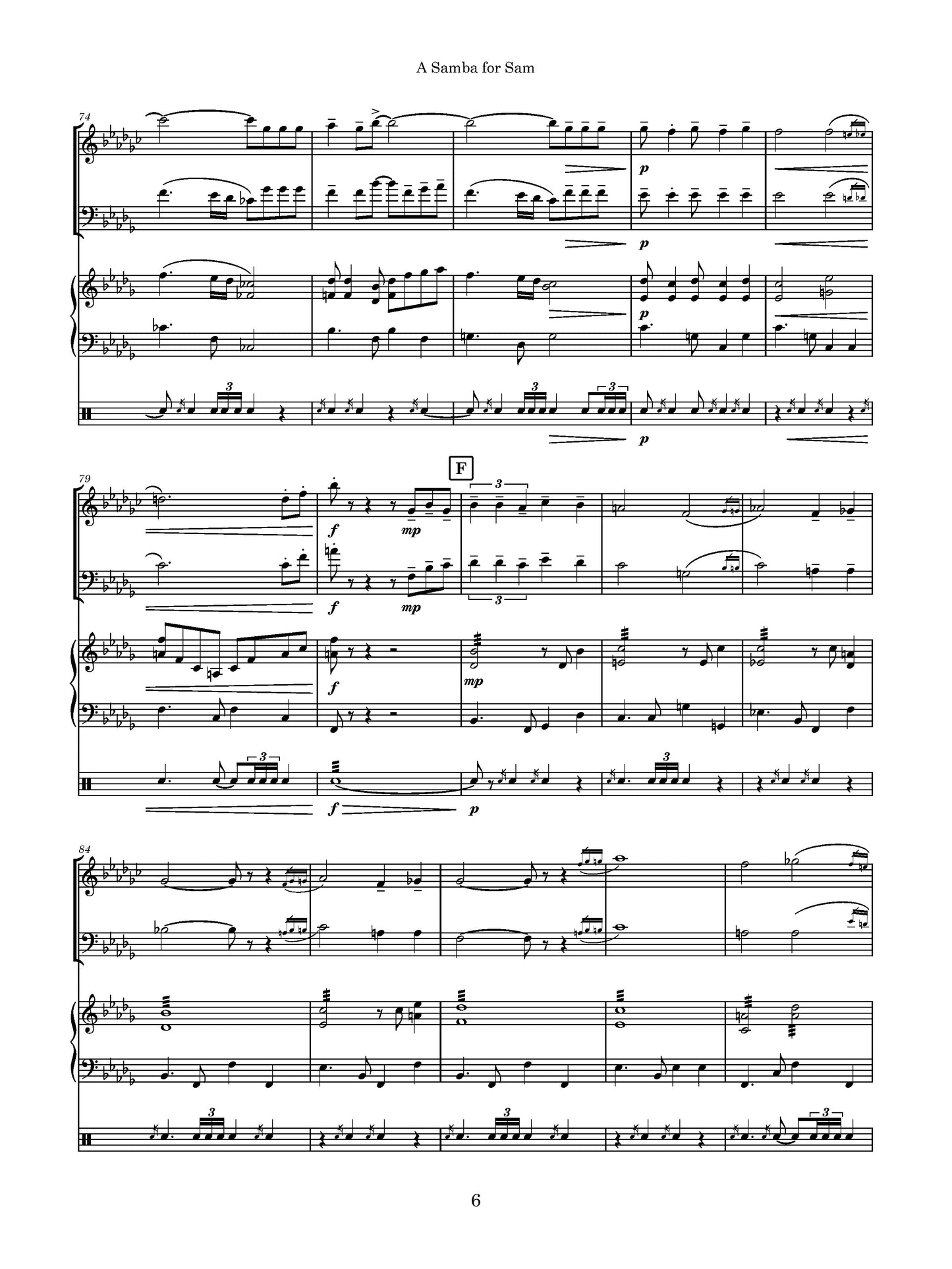 A Samba for Sam